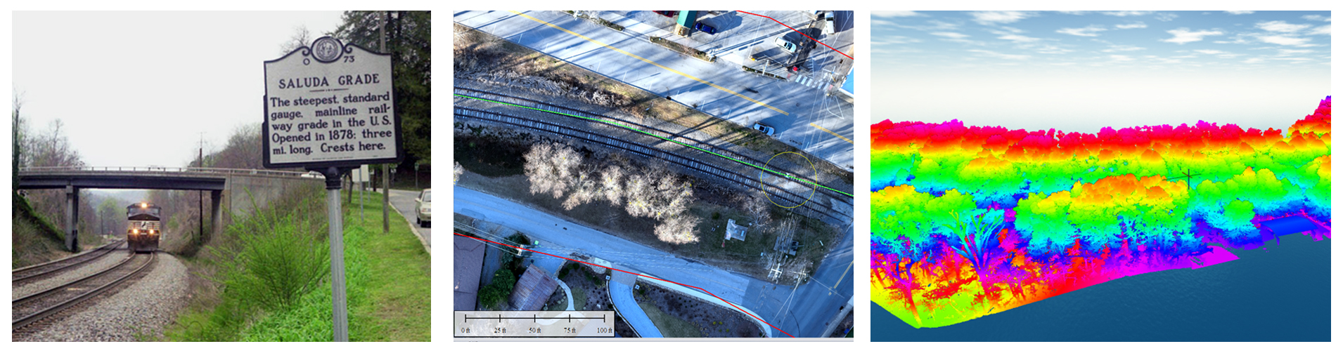 Saluda Grade Trail project photos.